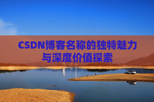 CSDN博客名称的独特魅力与深度价值探索